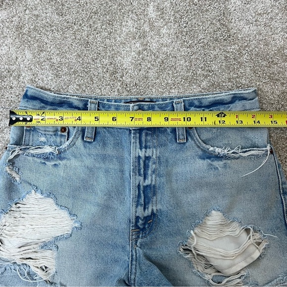Abercrombie & Fitch Annie High Rise Short Women’s Jean Shorts Size 26/2 - Picture 9 of 11